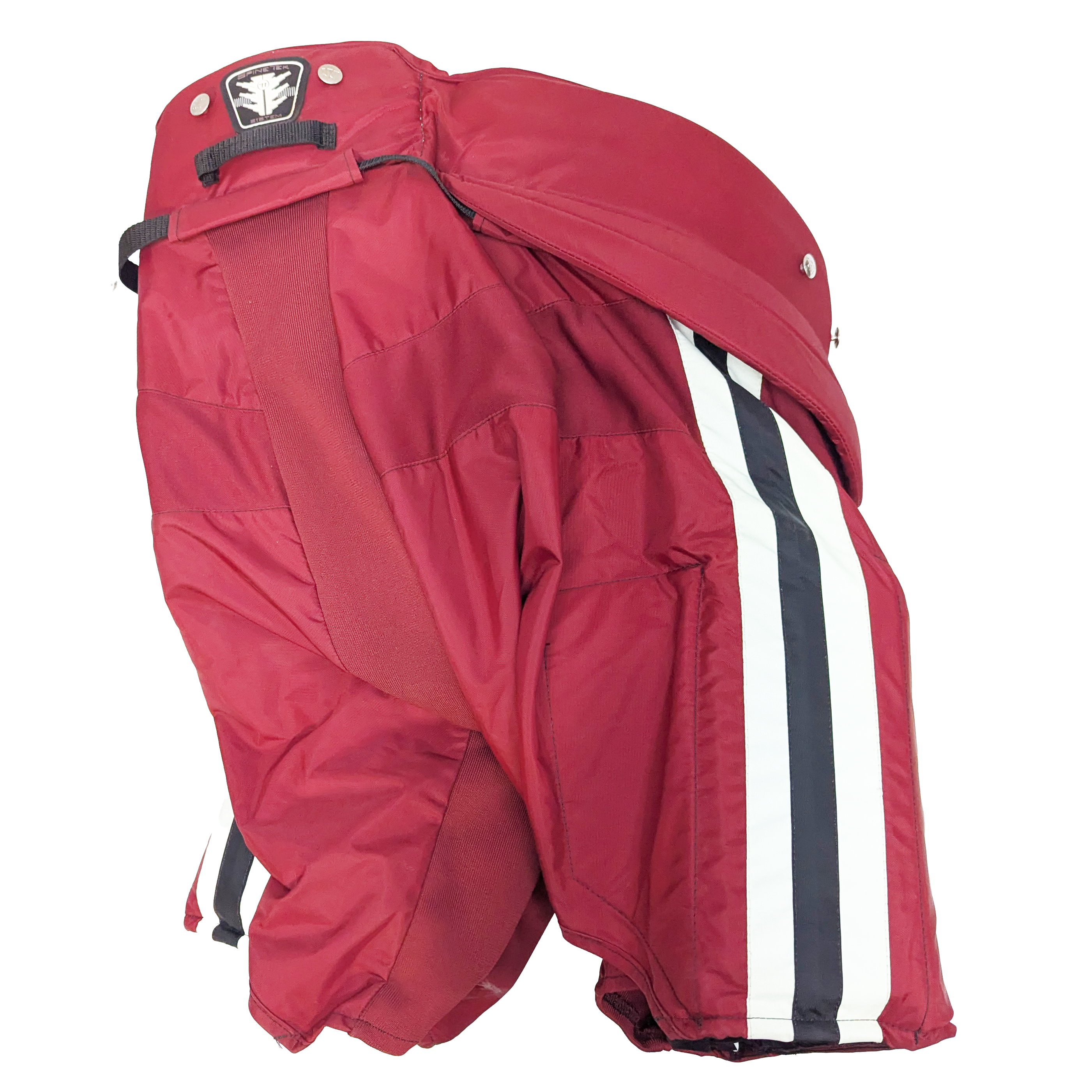 Warrior Ritual - NCAA Pro Stock Goalie Pants (Crimson/White/Black)